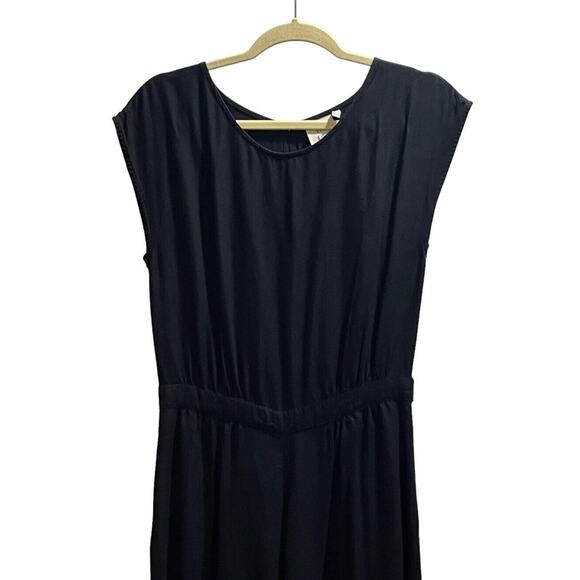 ELK Black Midi Wide Leg Cool Viscose Lightweight Draped‎ Jumpsuit US Sz 6/ EU 38 - Picture 8 of 15